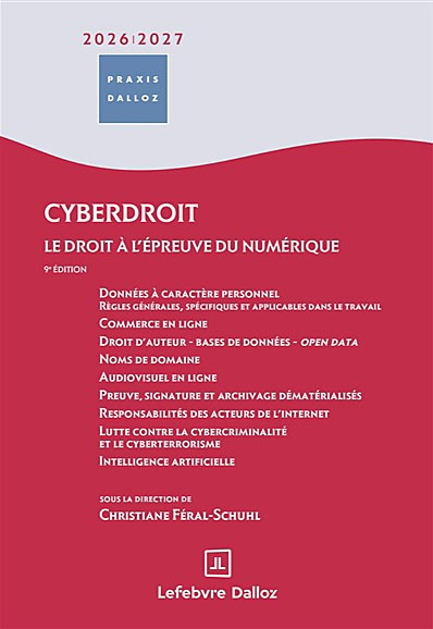 Couverture de Cyberdroit 2026-2027