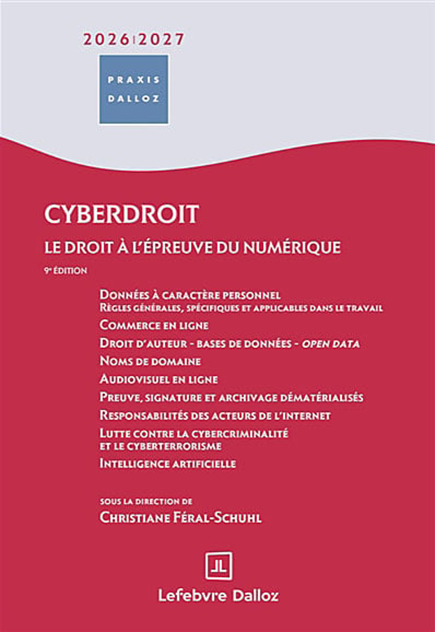 Couverture de Cyberdroit 2026-2027