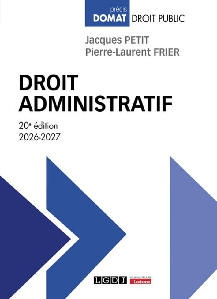 Couverture de Droit administratif 2026-2027