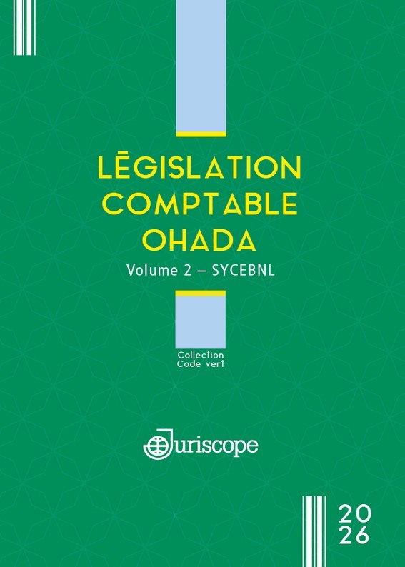 Couverture de Législation comptable OHADA — Volume 2 : SYCEBNL