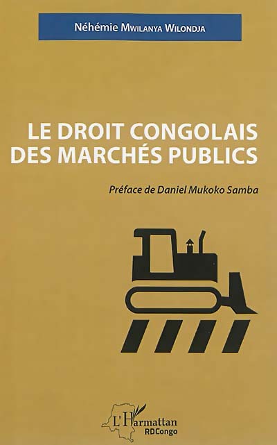 Couverture de Le droit congolais des marchés publics