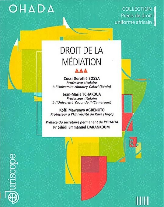 Couverture de Droit de la médiation OHADA